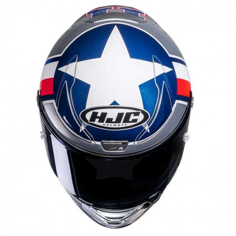HJC RPHA1 KASK BEN SPIES SILVERSTAR MC21 HJC RPHA1 KASK BEN SPIES SILVERSTAR MC21